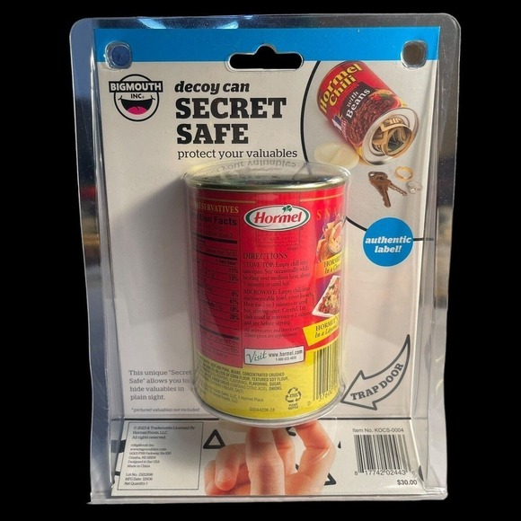 Secret Safe Decoy Can Of Hormel Chili Protect Valuables Hide Cash Great Gift - Picture 2 of 7